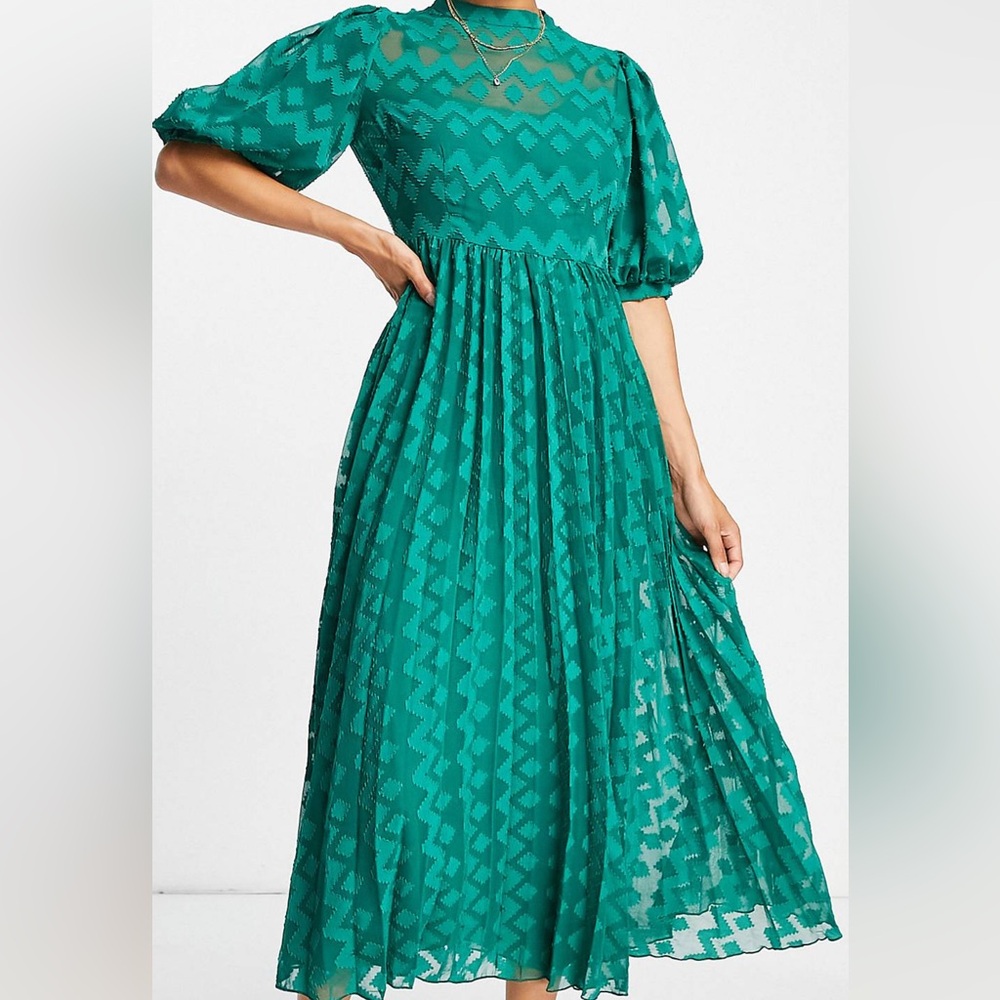 Emerald Green Dress ASOS dress size 10
